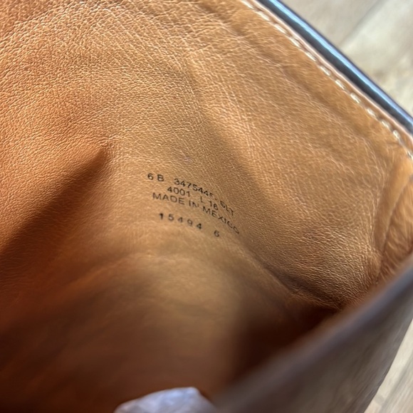 Frye Melissa Seam Tall Boots in Brown Leather Size 6B - Picture 8 of 8